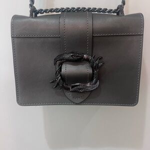 Elegant Black Leather Women's Bag